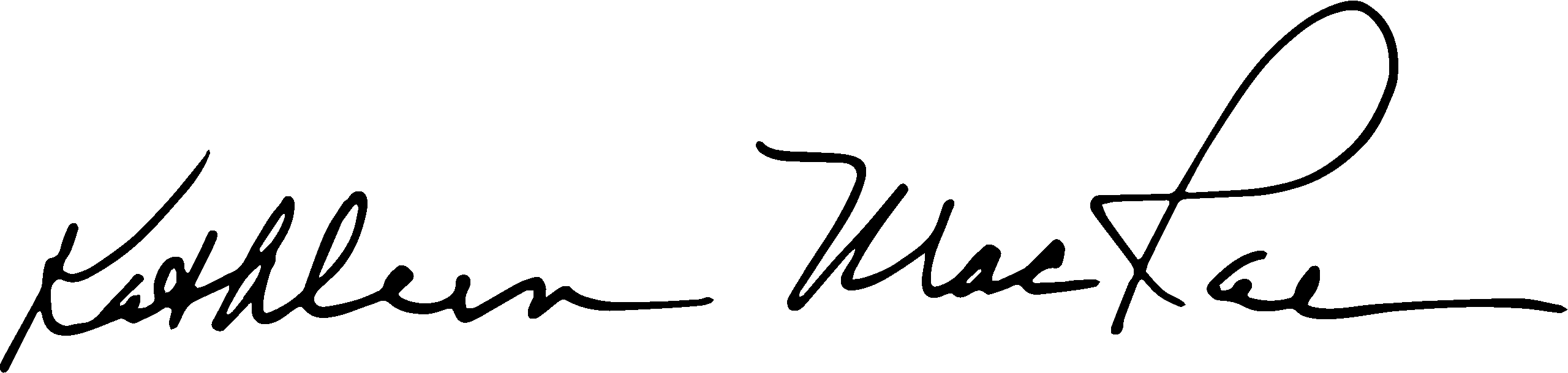 Kathaleen MacRae's Signature