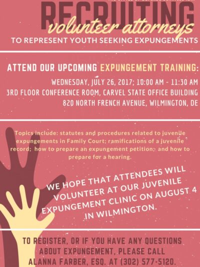 recruiting volunteer attorneys