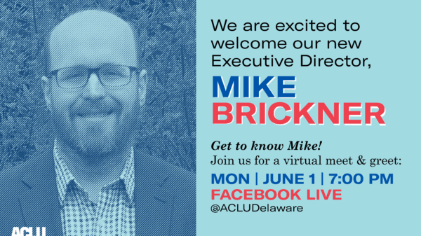 Meet Mike Brickner, our new ED, at this virtual meet & Greet event.