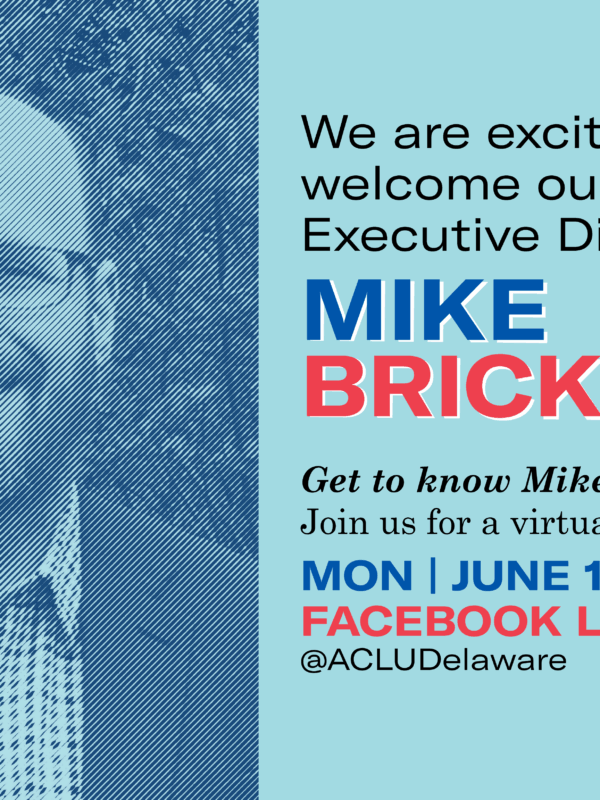 Meet Mike Brickner, our new ED, at this virtual meet & Greet event.
