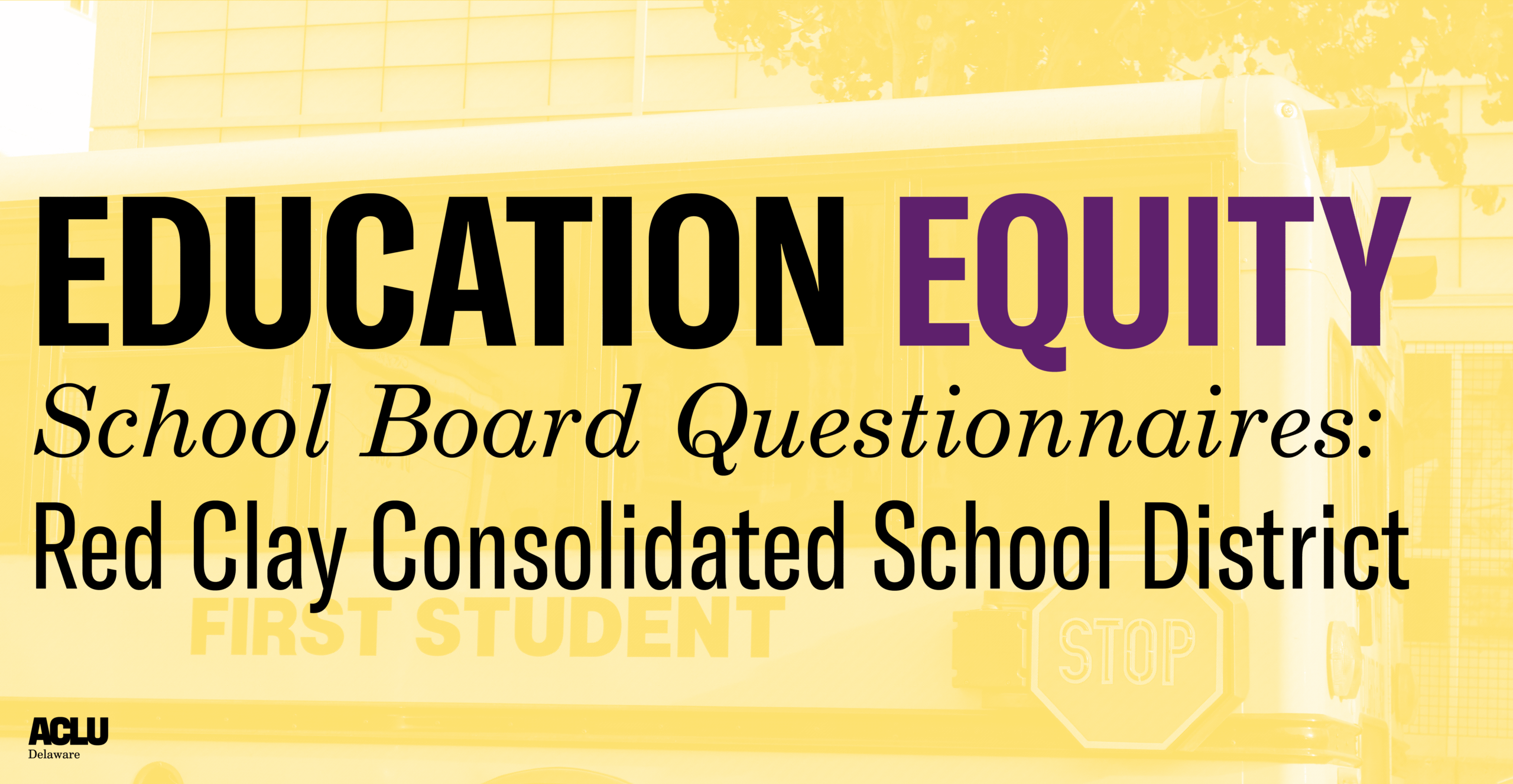 Education Equity School Board Questionnaires