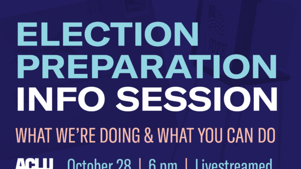 Election Preparation Info Session
