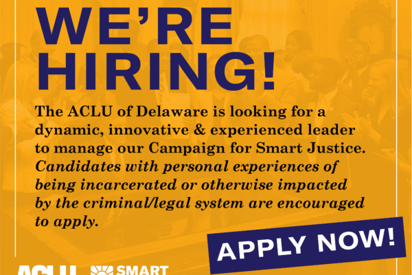 We're Hiring a Smart Justice Campaign Manager! Apply Today!