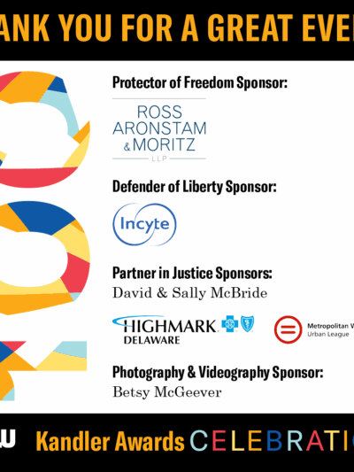 Thank you for supporting the 35th Annual Kandler Awards Celebration!