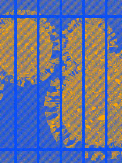 COVID cells behind prison bars