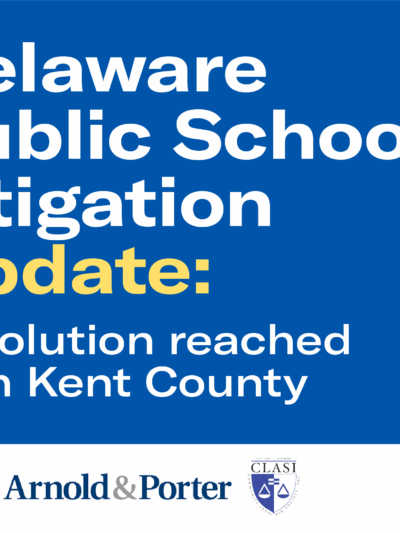 Delaware public schools litigation update: Kent resolution