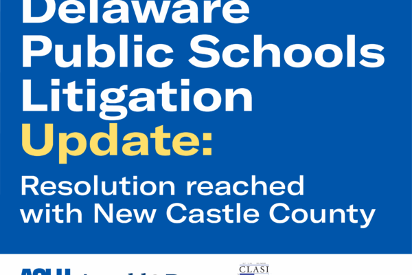 Delaware public schools litigation update: NCC resolution