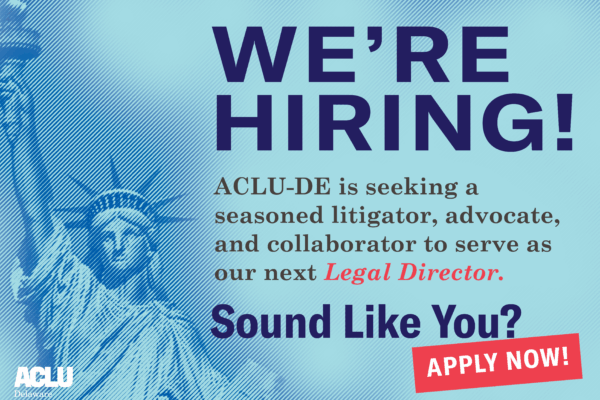 We're hiring! Legal director