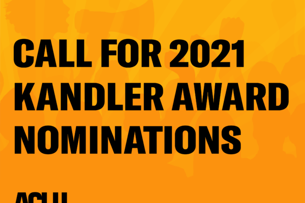 Call for 2021 Kandler Nominations