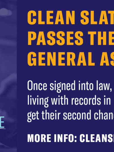 Clean Slate passes the General Assembly