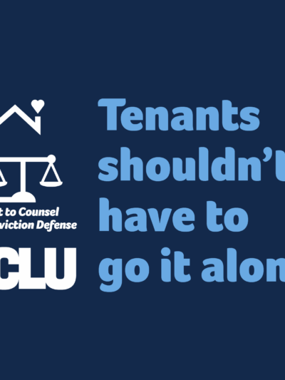 Delaware Right to Counsel for Eviction Defense: Tenants shouldn't have to go it alone. an ACLU campaign.