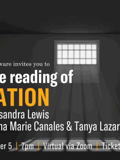 The ACLU of Delaware invites you to an online reading of "Visitation."