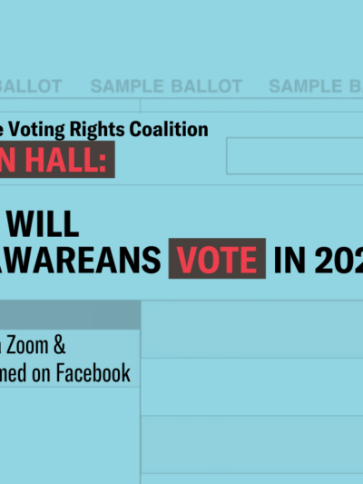 Delaware Voting Rights Coalition Town Hall: How Will Delawareans Vote in 2022?