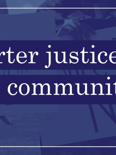 Smarter Justice, Safer Communities.