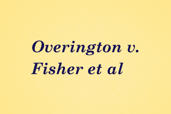 Overington v. Fisher et al