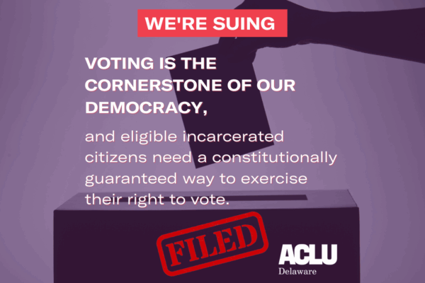 Image showing that voting is the cornerstone of our democracy, and eligible incarcerated citizens need a constitutionally guaranteed way to exercise their right to vote.