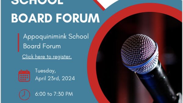Appo School Board Forum on April 23rd at 6pm