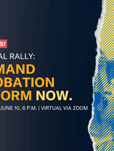 Probation Reform Rally