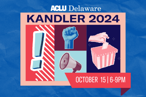 Graphic image with text that reads "KANDLER 2024 October 15 6-9pm"