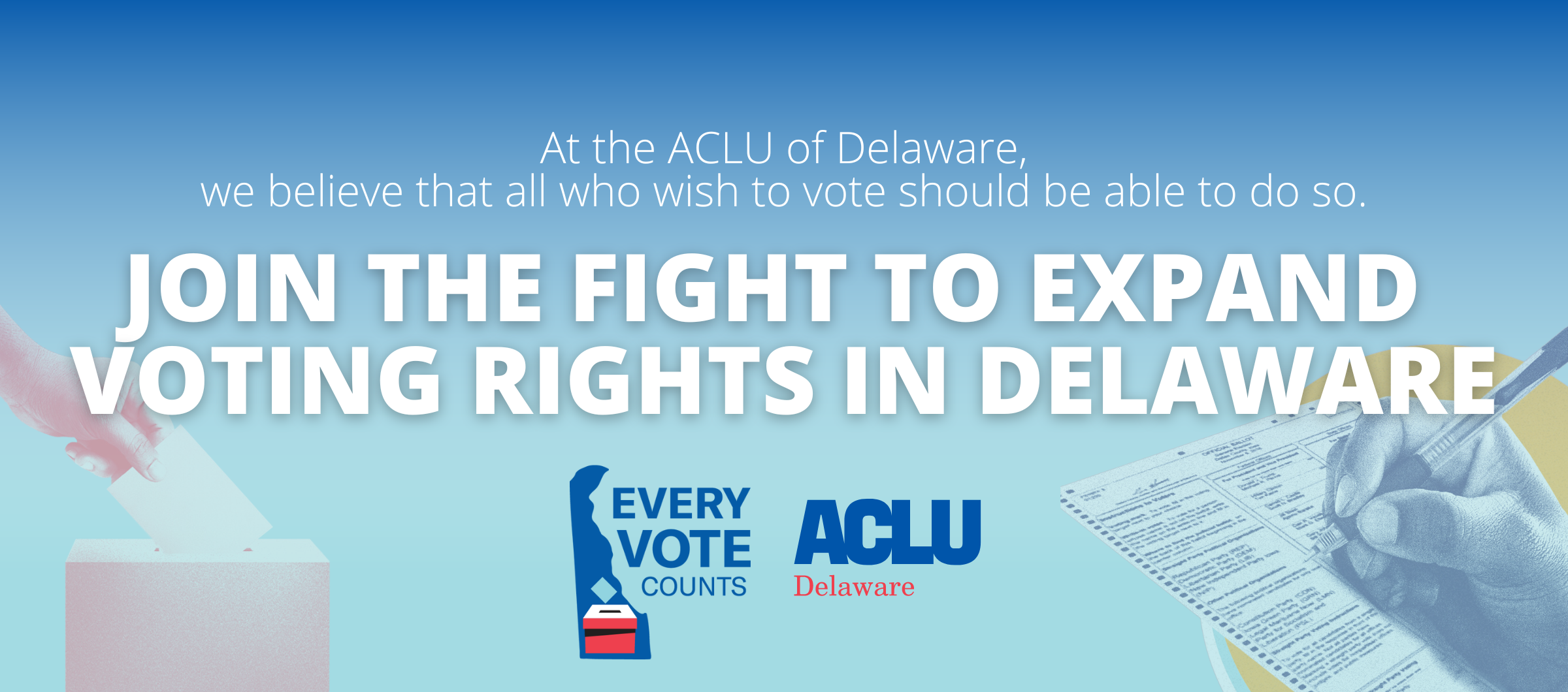 Join the fight to expand voting rights in delaware