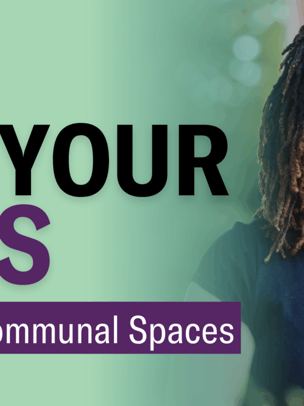 Black woman breastfeeding a baby overlaid with text that says "Know Your Rights: Breastfeeding & Communal Spaces"