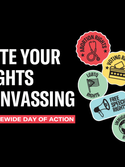 Vote Your Rights Canvassing Statewide
