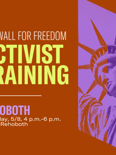 Firewall for Freedom Activist Training, an in-person event in Rehoboth