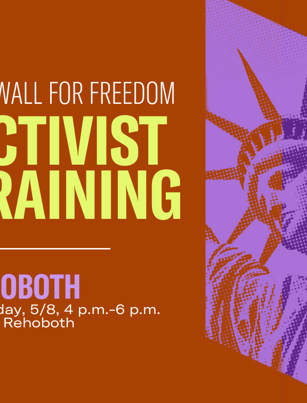 Firewall for Freedom Activist Training, an in-person event in Rehoboth