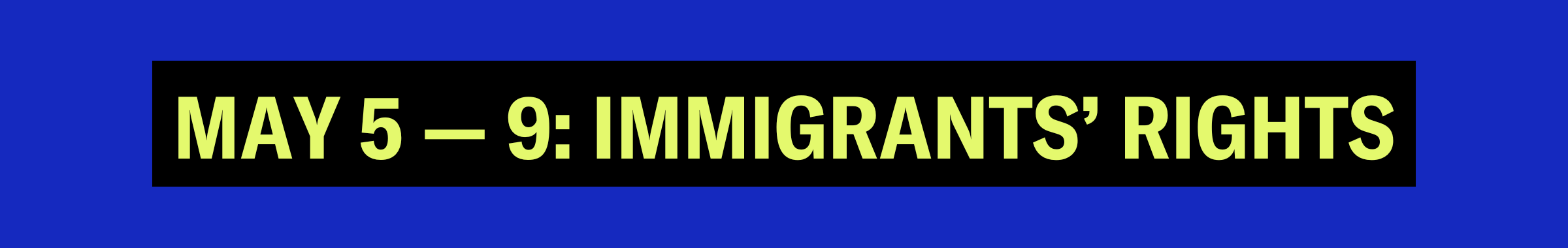 Immigrants' Rights