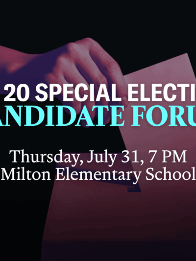 RD 20 Special Election Candidate forum