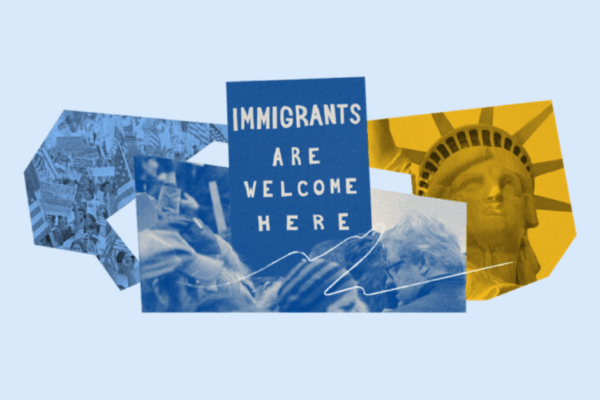 Immigrants are welcome here.