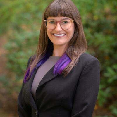 Melissa in a black blazer