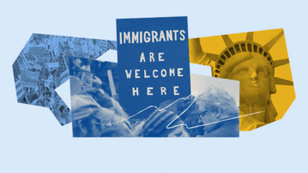 Immigrants are welcome here.