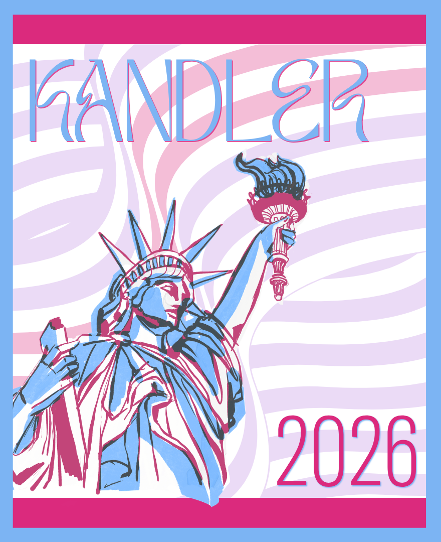 the statue of liberty in a hand-drawn style