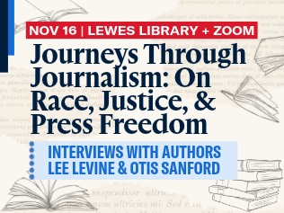 Journey Through Journalism - On Race Justice + Press Freedom - small flyer