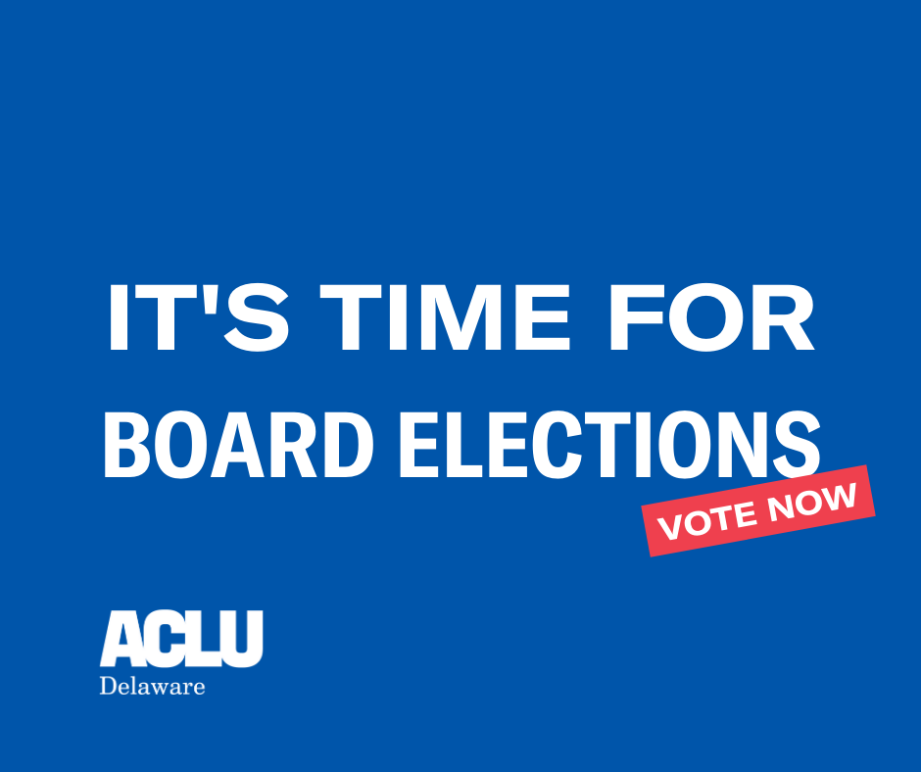 It's time for Board Elections