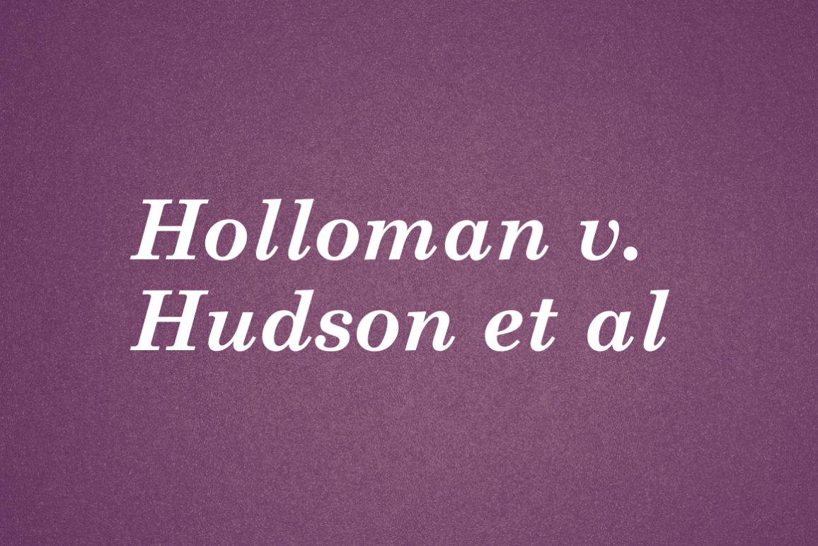 Holloman v. Hudson et al