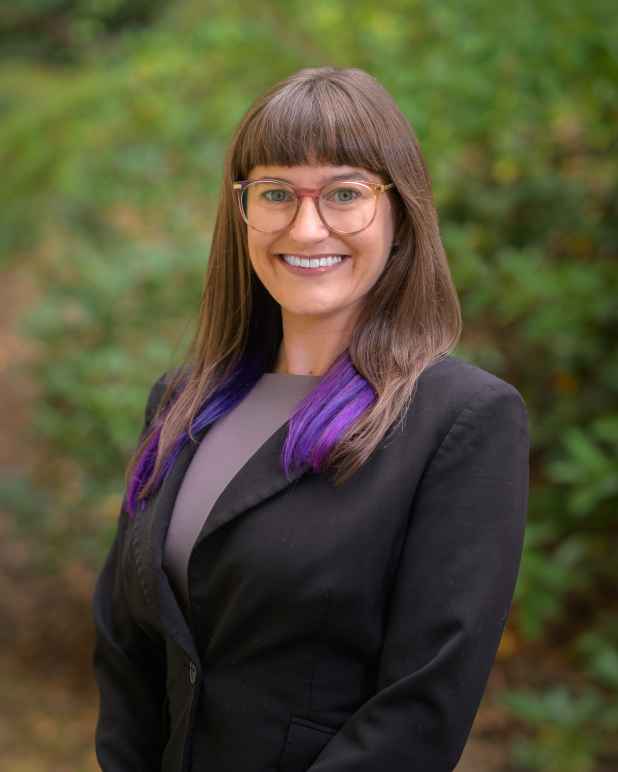 Melissa in a black blazer
