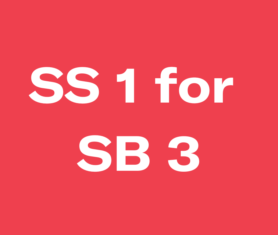 SS 1 for SB 3