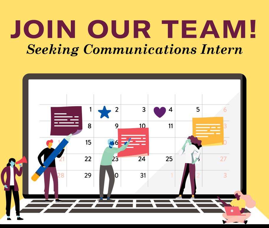 Join our team! Seeking Communications Intern