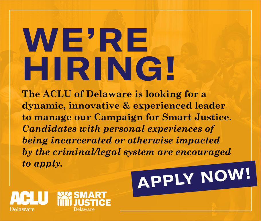 We're Hiring a Smart Justice Campaign Manager! Apply Today!