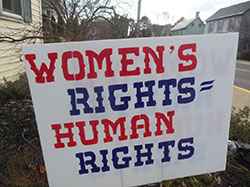 Milton sign - Womens Rights Human Rights small2