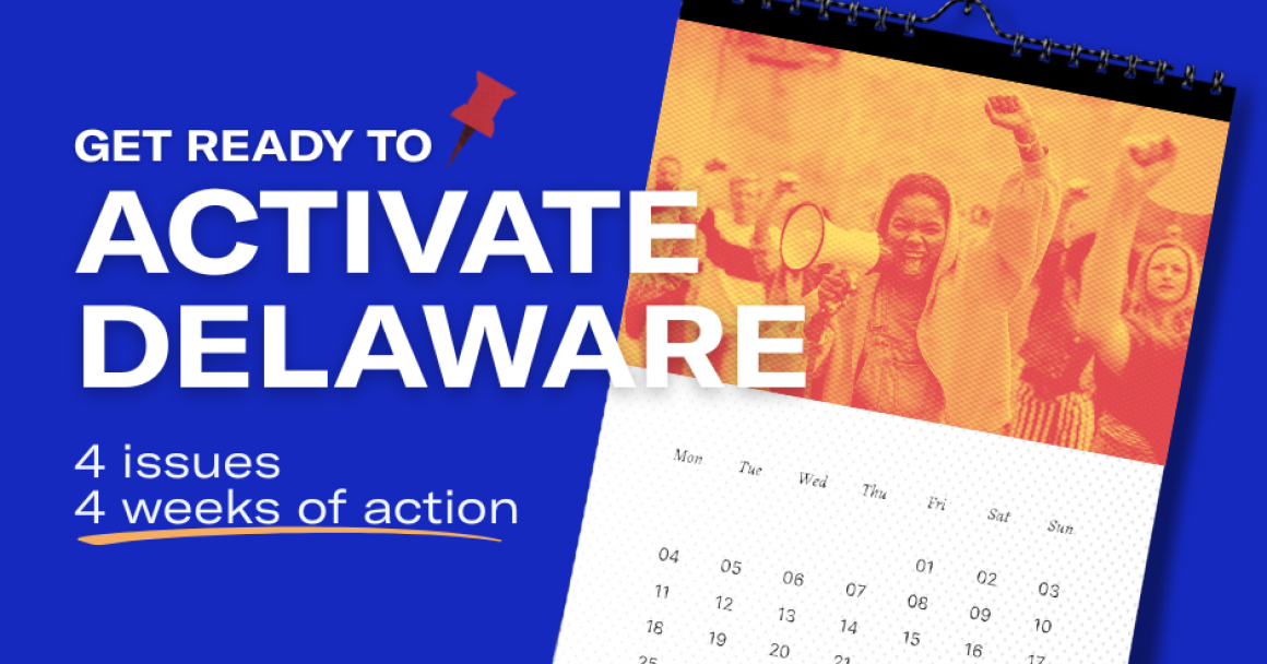 Get Ready to Activate Delaware: 4 Issues, 4 weeks of action
