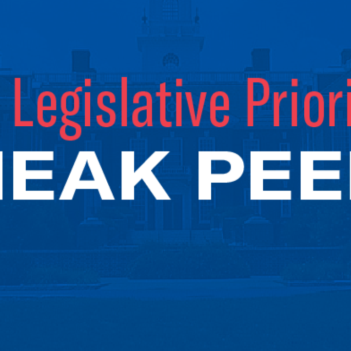 2021 Legislative Priorities sneak peek