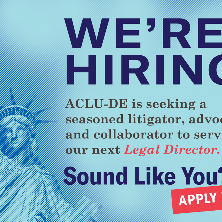We're hiring! Legal director