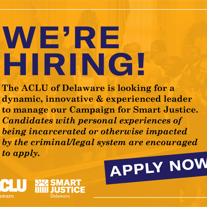 We're Hiring a Smart Justice Campaign Manager! Apply Today!