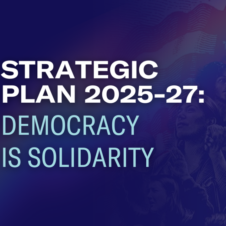 Strategic Plan 2025-27: Democracy is Solidarity