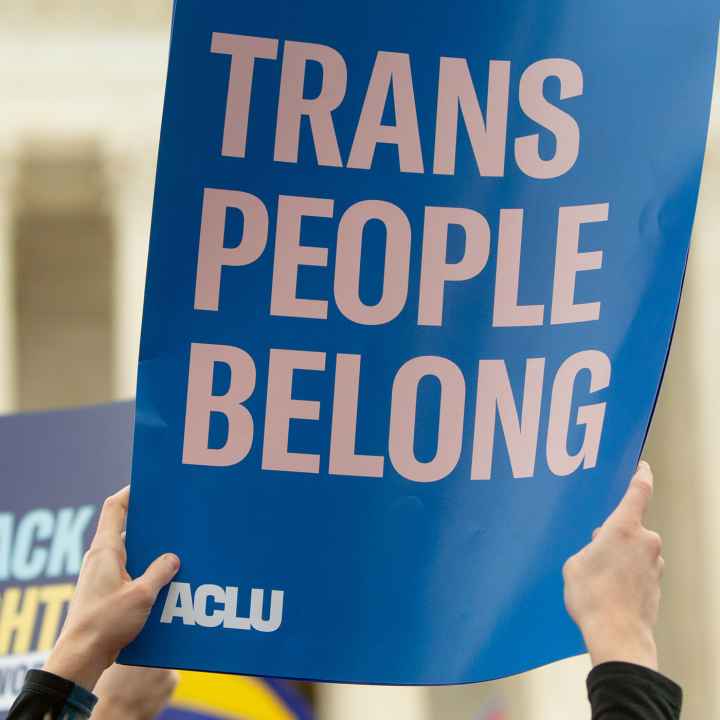 Trans people belong