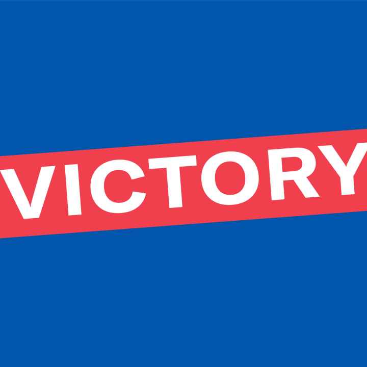 Victory!