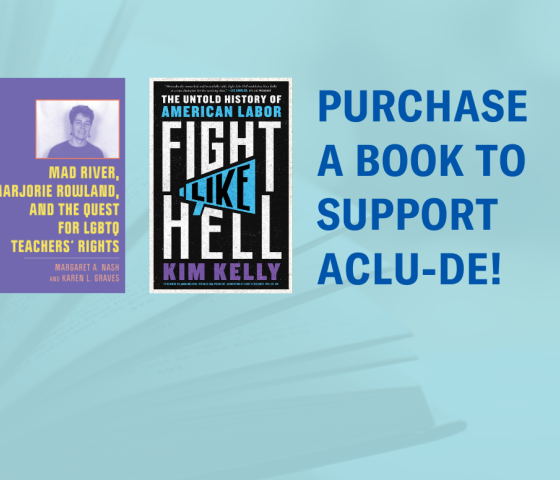 Purchase a book to support ACLU-DE!